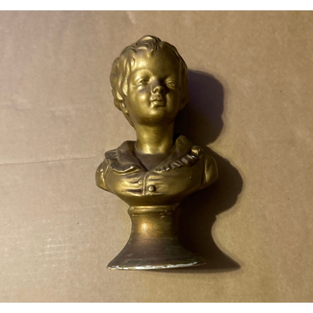 9” Vintage Gold Bust